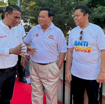 Jalan Sehat Sulsel Anti Mager 2023, Yasir Machmud Turut Dampingi Prabowo Subianto
