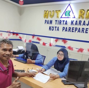 Dua Program Gratis HUT RI PAM Tirta Karajae Dapat Dipuji Pelanggan