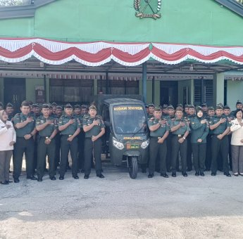 Kodim 1405 Parepare Terima Ambulans Motor dari Kodam XIV/HSN, Siap Maksimalkan Pelayanan
