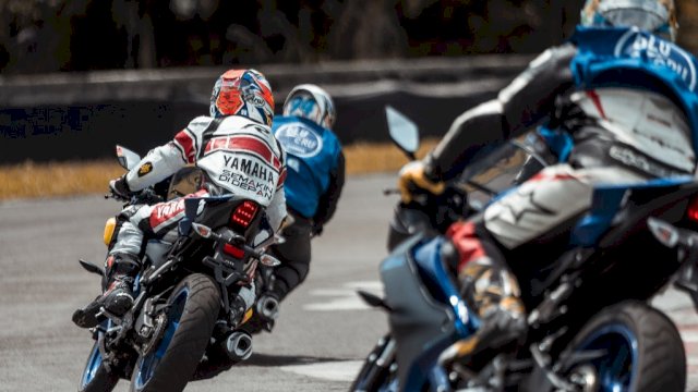 Pihak Yamaha membuka peluang bagi konsumennya untuk merasakan sensasi berkendara di lintasan Sirkuit Internasional Mandalika, Lombok, Nusa Tenggara Barat (NTB). (Foto: Istimewa)