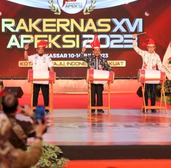 Rakernas APEKSI XVI Tahun 2023 di Makassar Resmi Dibuka