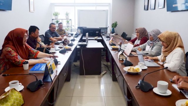 Rombongan Pansus Ranperda Pedoman Pelaksanaan Jasa Konsultan DPRD Sulsel melakukan konsultasi ke Kementerian PUPR di Jakarta, Senin (21/8/2023). (Foto: Istimewa)