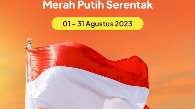 Semarakkan HUT Kemerdekaan, Pemkot Parepare Ajak Masyarakat Serentak Kibarkan Bendera Merah Putih