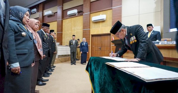 Wali Kota Parepare Lantik 12 Pejabat, Pesankan Bagian Dari Kemajuan Organisasi Pemerintahan