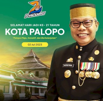 Wali Kota Parepare Taufan Ucapkan Selamat Hari Jadi ke&ndash;21 Kota Palopo