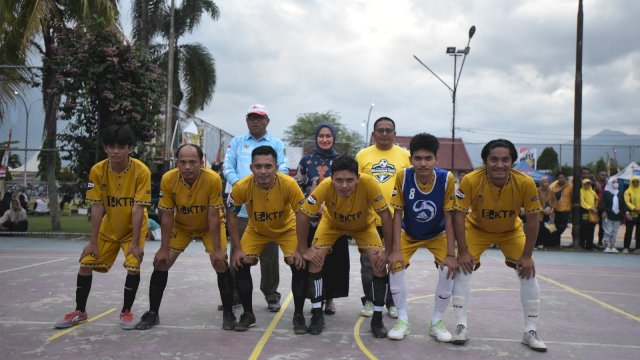 Pembukaan Turnamen Futsal Muhammad Fauzi Cup III.