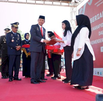 HUT Kemerdekaan RI Ke-78, 32 WBP Kanwil Kemenkumham Sulsel Dapat Remisi Bebas