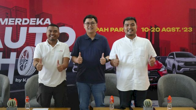 Kalla Toyota akan menggelar Pameran Otomotif bertajuk "Merdeka Sale" mulai Kamis, 10 Agustus 2023 (besok) hingga 20 Agustus 2023 mendatang di Atrium Nipah Park Makassar. (Dok. Istimewa)