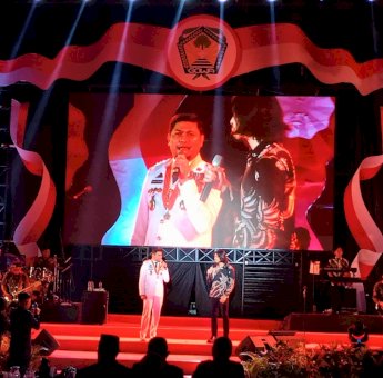 Duet Bupati Gowa dan Virzha Hipnotis Masyarakat di Pesta Kenegaraan Kemerdekaan RI