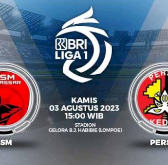 Liga I BRI 2023/2024: PSM Makassar Kali Kedua Kalah di Kandang