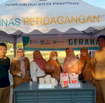 Disdag Parepare Kembali Turun Gelar Pasar Murah di Alun-alun Kota Lapangan Andi Makkasau