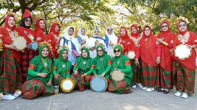 BKMT Kabupaten memboyong 450 orang dalam mengikuti Lomba Parade Rabbana dan Defile Tingkat Provinsi Sulawesi Selatan sehingga berhasil meraih Juara 1. (Dok. Humas Gowa)