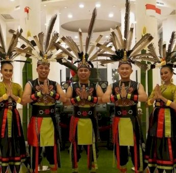 Dispar Kutim Persembahkan Tari Ko Tay Selat Dalam International Eight Festival And Forum 2023 (F8) di Makassar