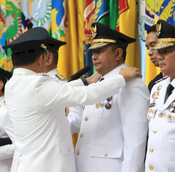 Pulang Kampung, Bahtiar Baharuddin Resmi Jabat Pj Gubernur Sulsel