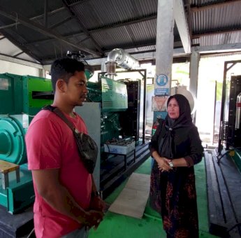Kawal Peresmian Listrik 24 Jam Pulau Kaledupa, Anggota DPRD Mayana Turun Lapangan