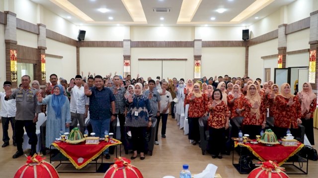 Dharma Wanita Persatuan (DWP) Kanwil Kemenkumham Sulsel mendorong kolaborasi dengan pengurus shelter warga dalam rangka ikut ambil bagian dalam penanganan permasalahan perempuan dan anak. (Dok. Humas Kanwil Kemenkumham Sulsel)