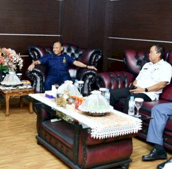 Pj Gubernur Sulsel Silaturahmi ke Ketua Pengadilan Tinggi Agama Makassar