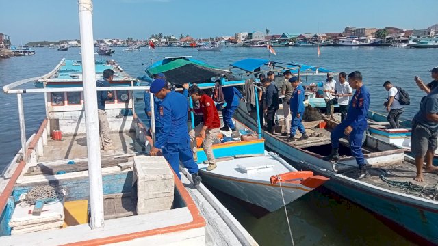Barang Bukti 3 Unit Kapal Nelayan Asal Bone saat Diamankan Polairud Polres Sinjai. (ist)