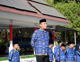 Di Upacara HKN, Kadis Kominfo-SP Ingatkan Program Prioritas Pj Gubernur Sulsel