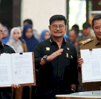 Pj Gubernur Sulsel Kolaborasi Mentan SYL Gerak Cepat Kendalikan Inflasi dan Dampak El Nino