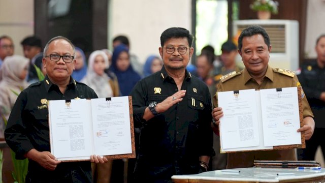 Rapat Koordinasi Pengendalian Inflasi Daerah dan Dampak El Nino, di Kantor Gubernur Sulsel, Senin (18/09/2023). (Istimewa)