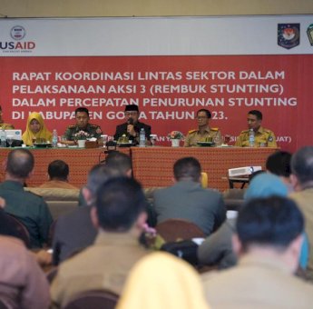 Pelibatan Lintas Sektor, Upaya Pemkab Gowa Atasi Stunting