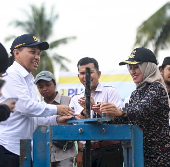 Uji Pengaliran Jaringan Irigasi Bendung Baliase, Mengaliri 3000 HA Sawah