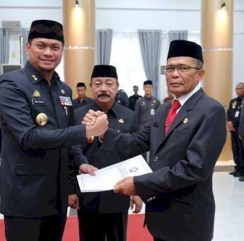 Karim Dania Resmi Jabat Pj Sekda, Bupati Gowa: Silahkan Bekerja Sesuai Tupoksi
