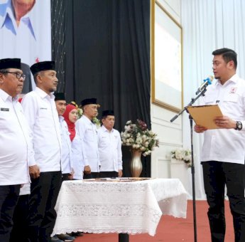 Adnan Lantik Cakka Serta Haidir Basir Jadi Ketua PMI Luwu dan Palopo