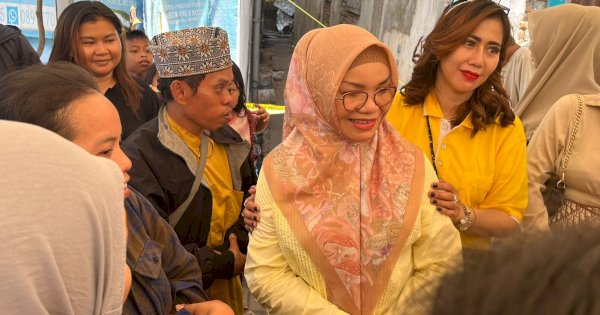 Lies Nurdin Abdullah Bantu Korban Kebakaran di Pattingalloang Ujung Tanah