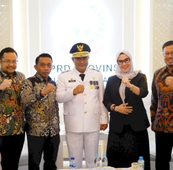 Sambangi DPRD Sulsel, Pj Gubernur Silaturahmi ke Pimpinan dan Seluruh Fraksi