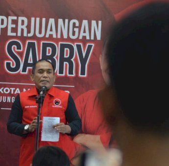 Deklarasi, Mustagfir Sabry Moses Resmi Kembali Bertarung ke DPRD Makassar
