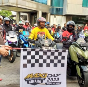 Diramaikan 700 Lebih Motor, Maxi Yamaha Day 2023 Makassar Digelar Meriah