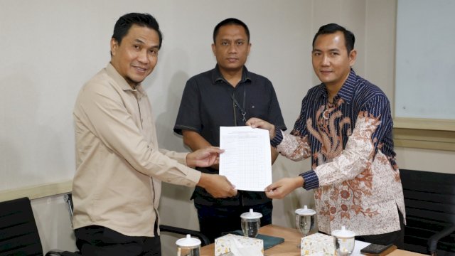 Timsel Anggota KPID Sulawesi Selatan saat melaporkan tahapan seleksi yang sementara berlangsung ke KPI Pusat di Jakarta, Rabu (27/9/2023). (Foto: Istimewa)