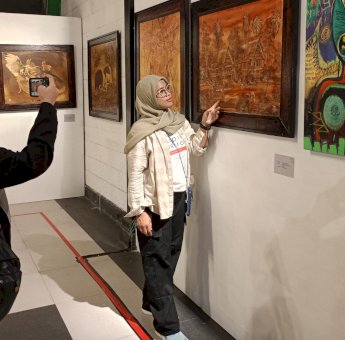 Karya Tujuh Perupa Makassar Ramaikan Pasar Seni Rupa Art-Makassar