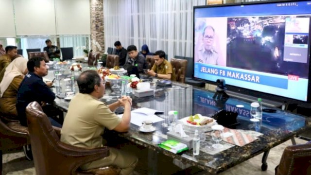 Wali Kota Makassar, Moh Ramdhan Pomanto saat menjadi bintang tamu di acara Selamat Pagi Indonesia Metro TV membahas persiapan F8, Selasa (15/8/2023). (Foto: Istimewa)