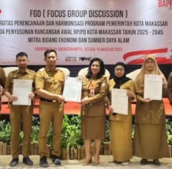 Sekretaris Bapenda Makassar Hadiri FGD Sinergitas Perencanaan dan Harmonisasi Program Pemkot