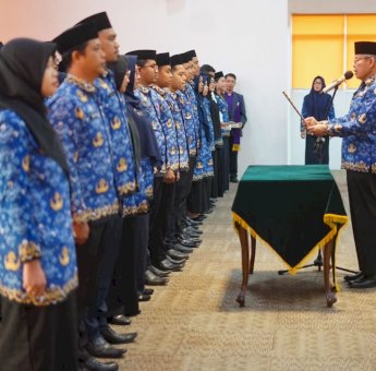 Taufan Pawe Lantik PNS dan Pengangkatan Pertama Pejabat Fungsional Pemkot Parepare