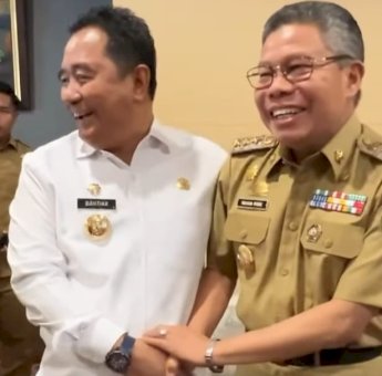 Wali Kota Parepare Taufan Pawe Silaturahmi dengan Pj Gubernur Sulsel