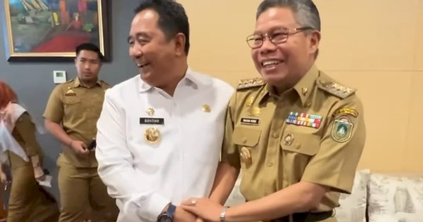 Wali Kota Parepare Taufan Pawe Silaturahmi dengan Pj Gubernur Sulsel