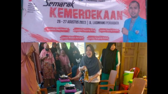 Ket : Kegiatan Semarak Kemerdekaan DPD II KNPI Pinrang