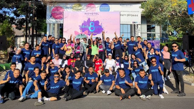 Novotel Makassar Grand Shayla akan merayakan Hari Ulang Tahun (HUT) ke-8 tahun dengan tema “Infinity and Beyond” pada 10 Oktober 2023 besok dengan menawarkan program-program menarik untuk masyarakat. (Dok. Novotel Makassar)
