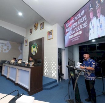 KPK Sebut Capaian MCP dan Nilai SPI Pemkab Gowa Meningkat Diatas Nasional
