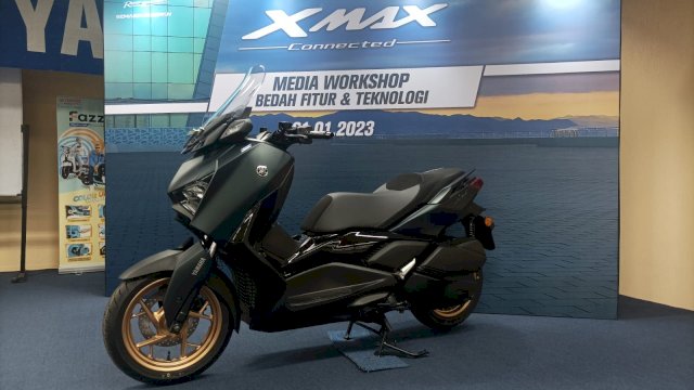 Yamaha XMAX Connected yang berhasil menyabet kategori Motorcycle of The Year 2023 di ajang Motor Plus Award (MPA) 2023. (Foto: Istimewa)