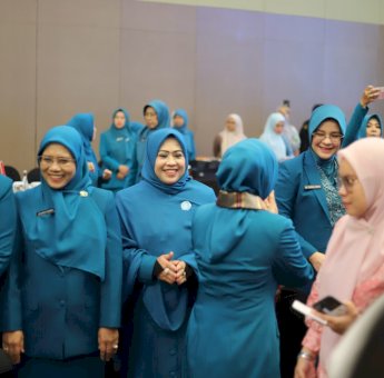 Hadiri Rakorda PKK Sulsel, Erna Rasyid Taufan Harap Semangat Kader Tak Kendor