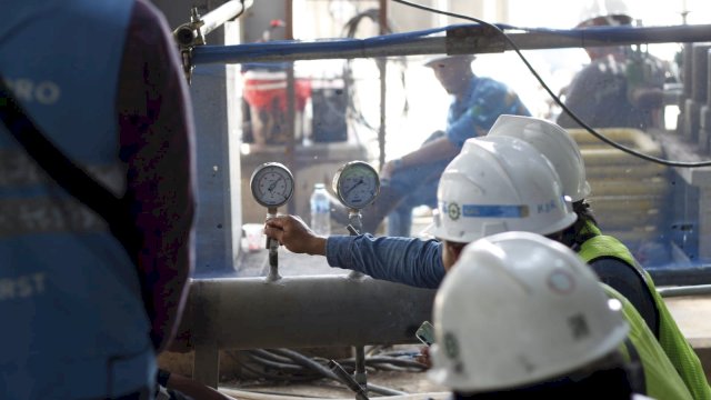 Pembangunan PLTU Palu-3 yang memiliki kapasitas 2X50MW ini berhasil melaksanakan Boiler Hydrostatic Test (BHT) untuk Unit 1 pada Rabu, 27 September 2023 lalu. (Dok. Humas PLN UIP Sulawesi)