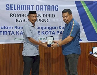 PAM Tirta Karajae Parepare Terima Kunker DPRD Soppeng, Nilai Mampu Maksimalkan Sumber Air di Musim Kemarau
