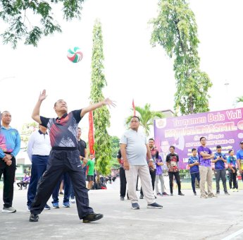 Tim Voli Kanwil Kemenkumham Sulsel Meriahkan Turnamen Kapuslemasmil Cup