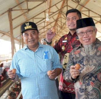 Di Sela HUT ke-354 Sulsel, Pj Gubernur Bahtiar Kunjungi Peternakan Ayam dan Kambing di Gowa