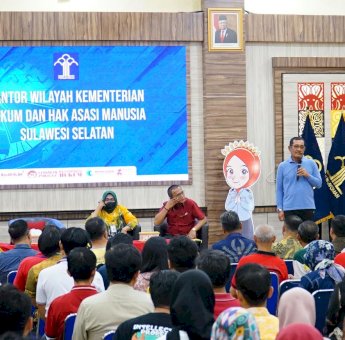 Liberti Sitinjak Ajak Pegawai Kemenkumham Sulsel Agar Profesional dan Berintegritas